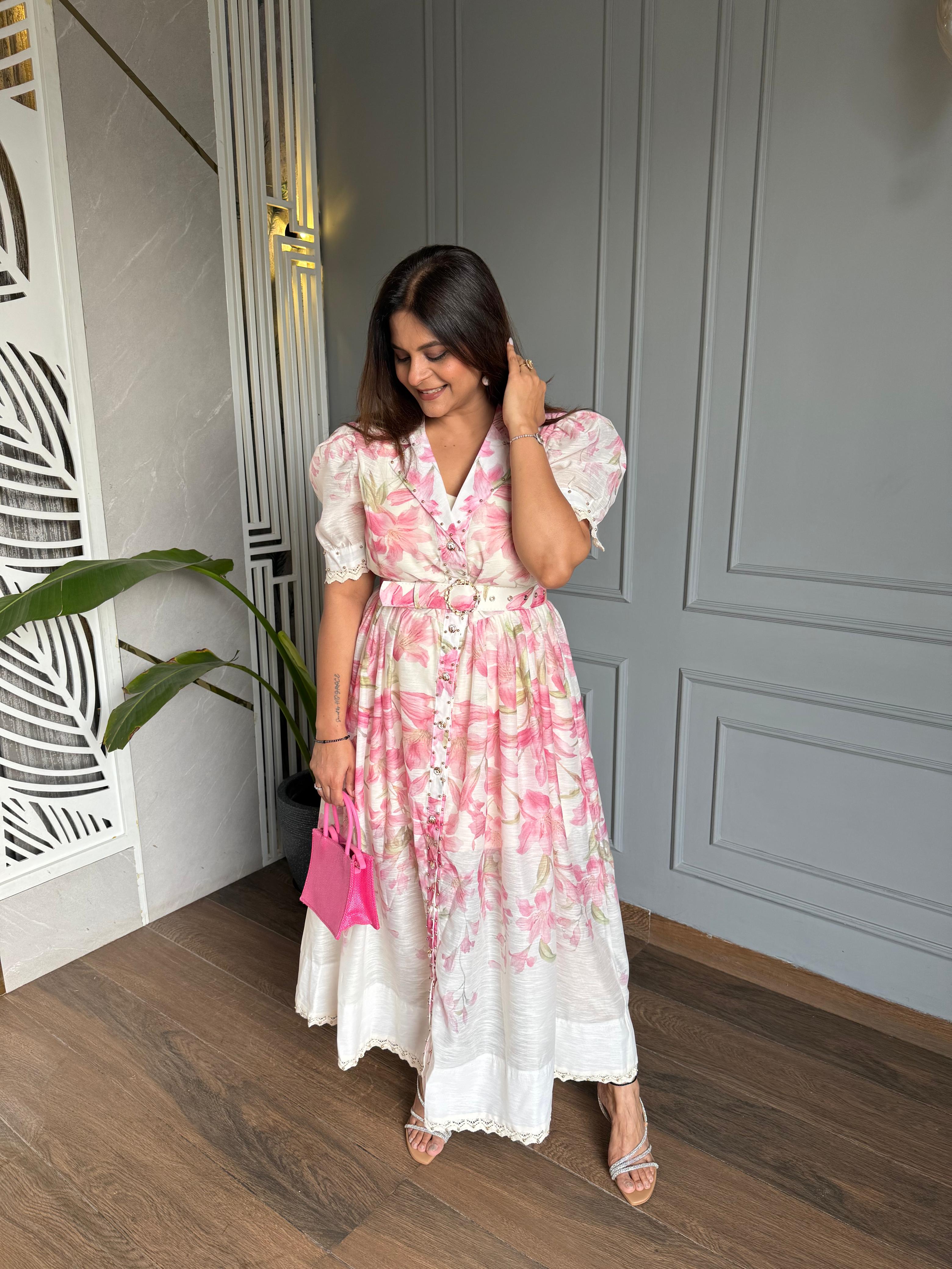 Princess design imported summer dress