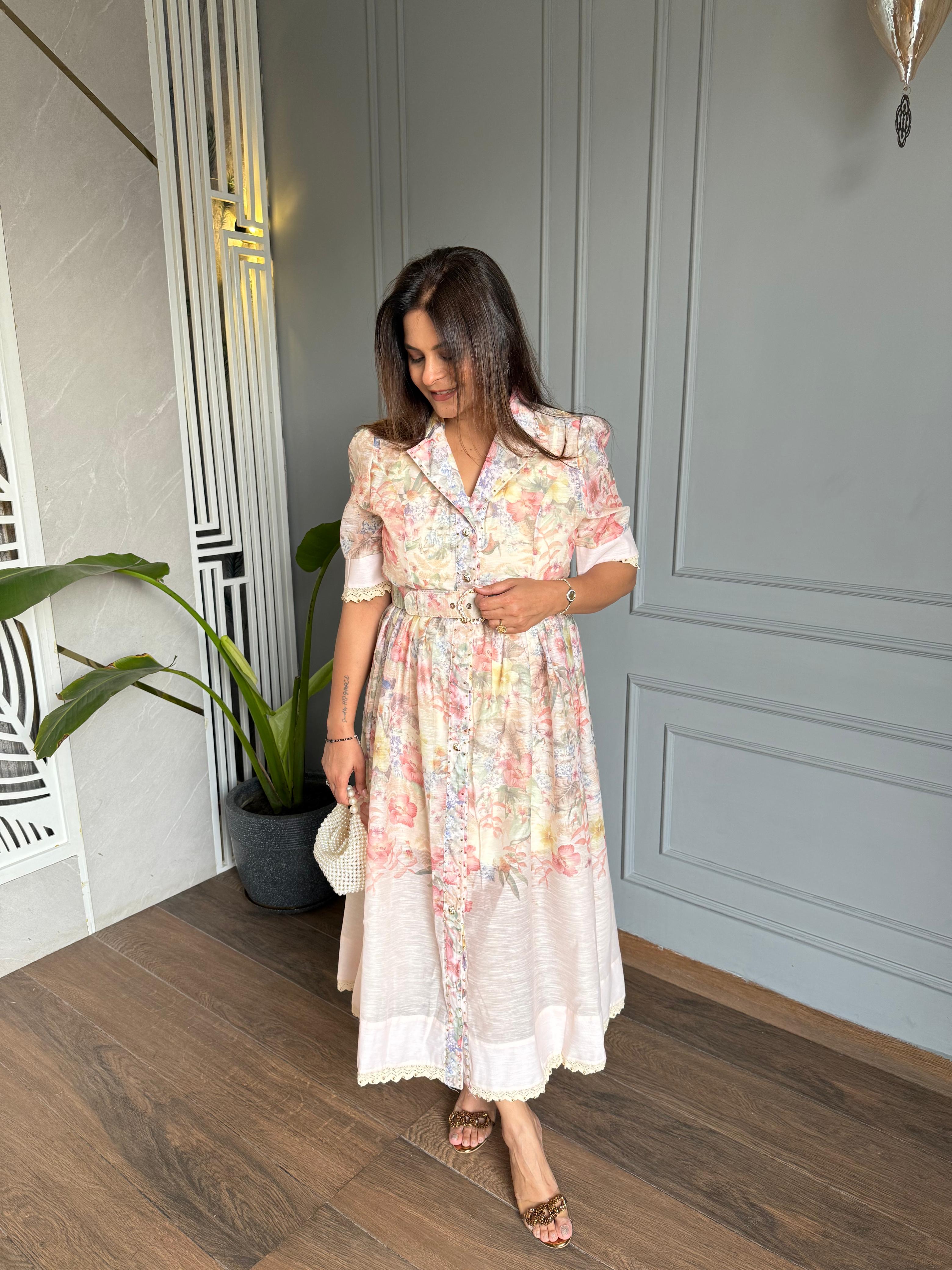 Princess design imported summer dress