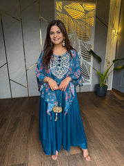 Crepe 2 piece kaftan style co-ord set (Pearls)