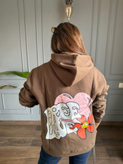 Oversized fit soft fleeced winter hoodies