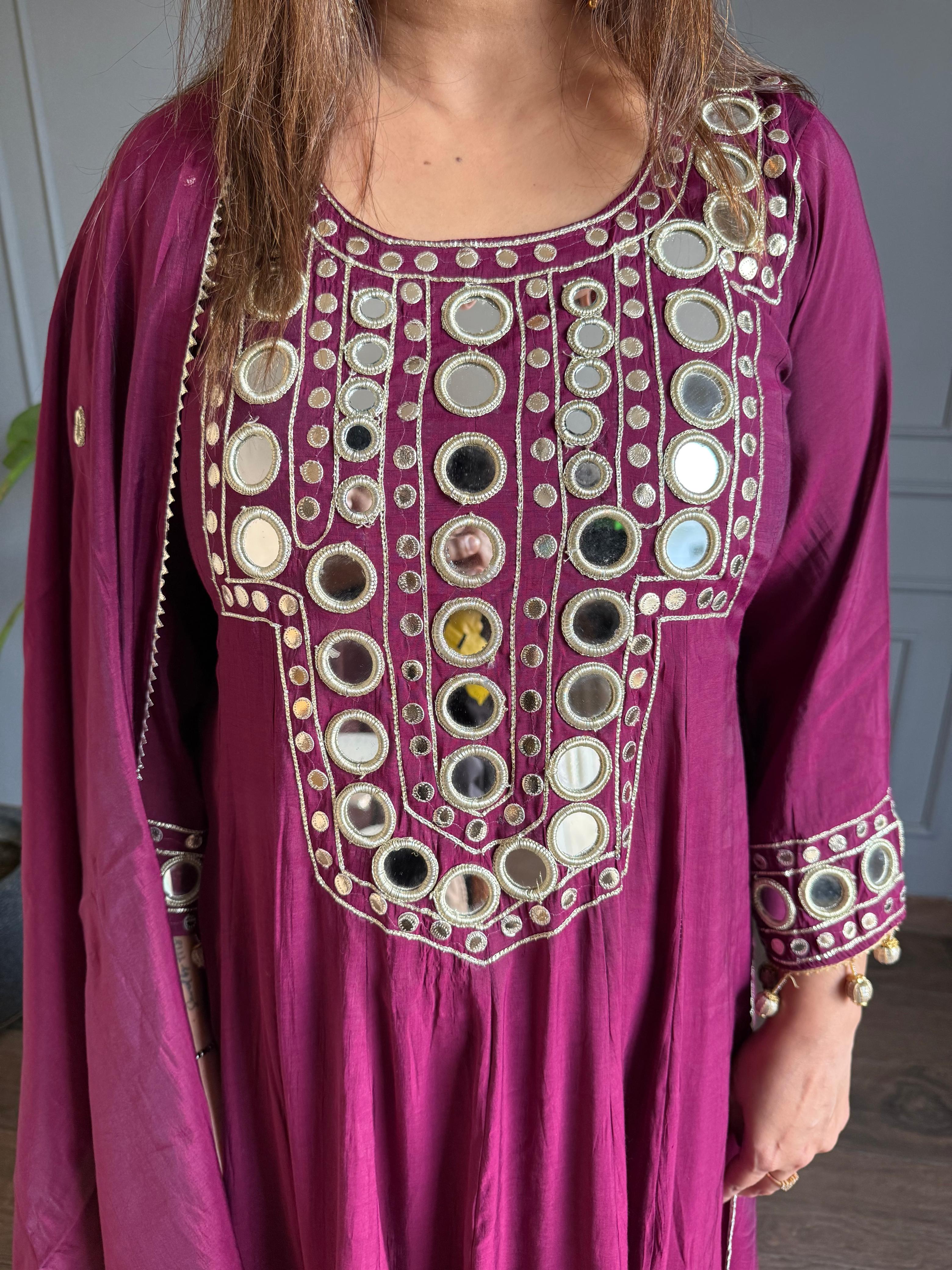 Harnoor anarkali crepe suit