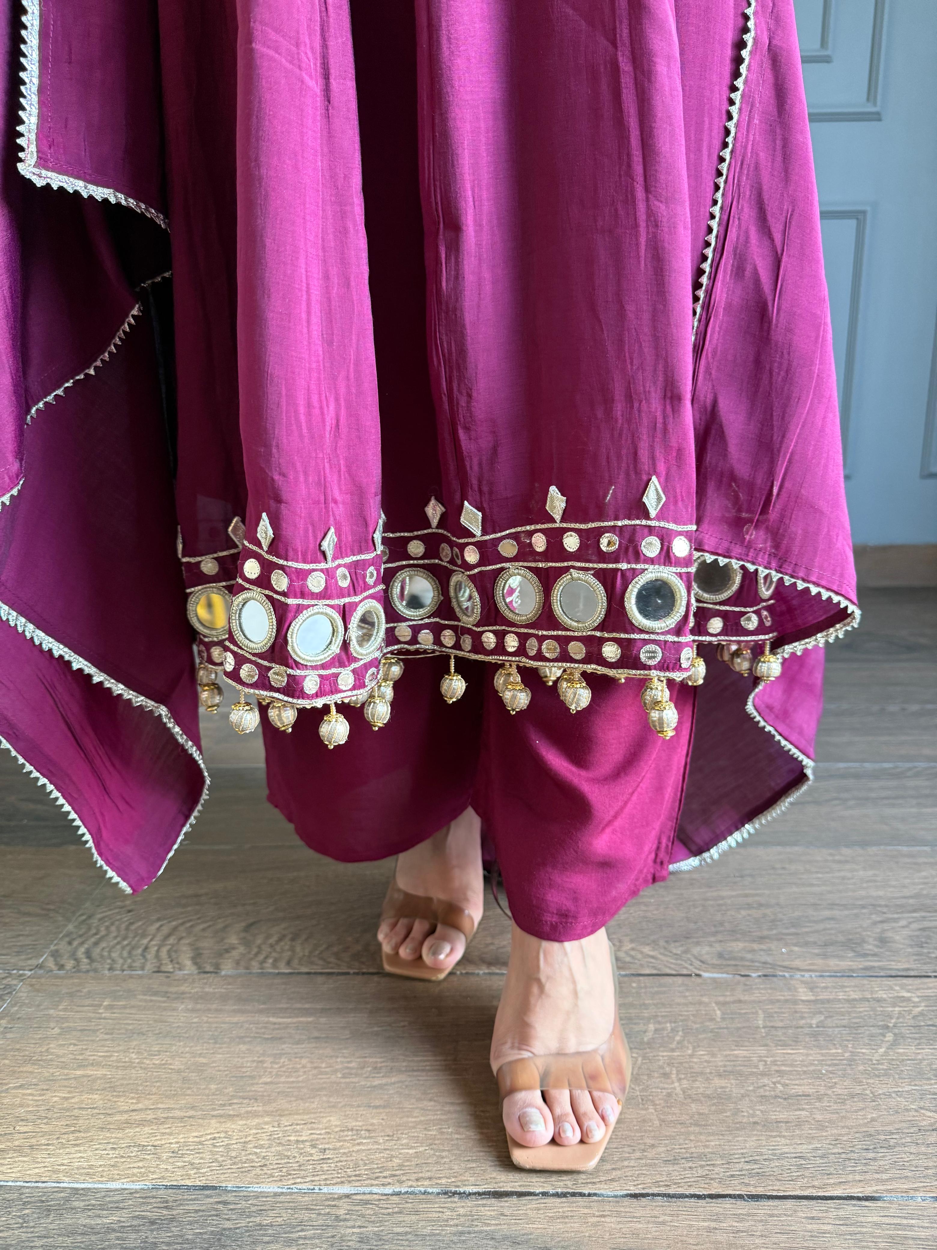 Harnoor anarkali crepe suit