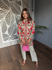 Farhana kashmiri embroided 3 piece woollen set (Farhana)