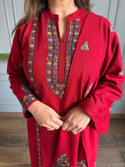 Woollen embroided shawl suit (Kareena)