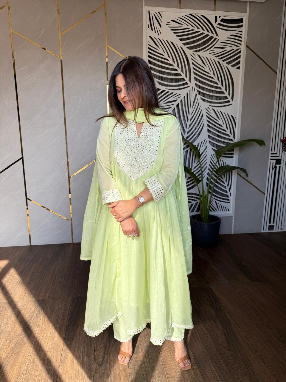 Mul cotton suit